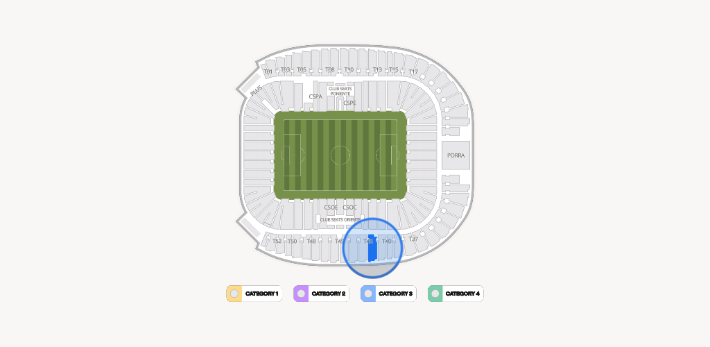 Estadio BBVA Bancomer Seating Chart