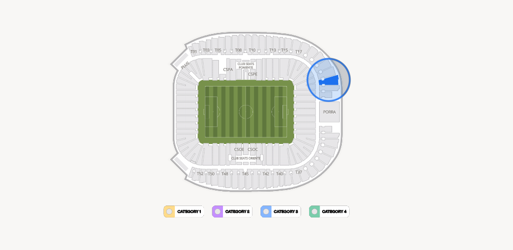 Estadio BBVA Bancomer Seating Chart