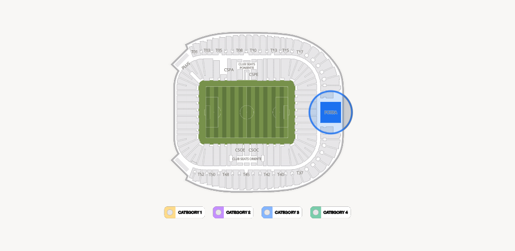 Estadio BBVA Bancomer Seating Chart