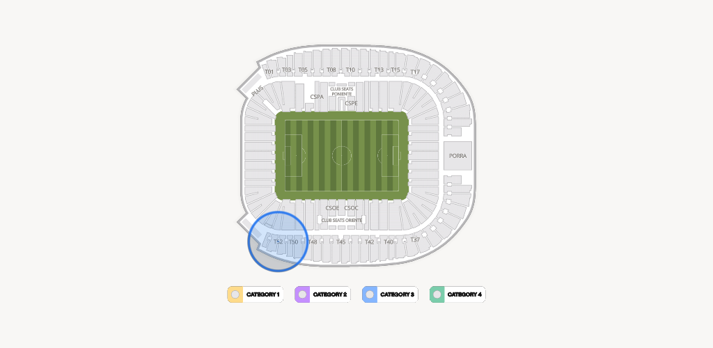 Estadio BBVA Bancomer Seating Chart