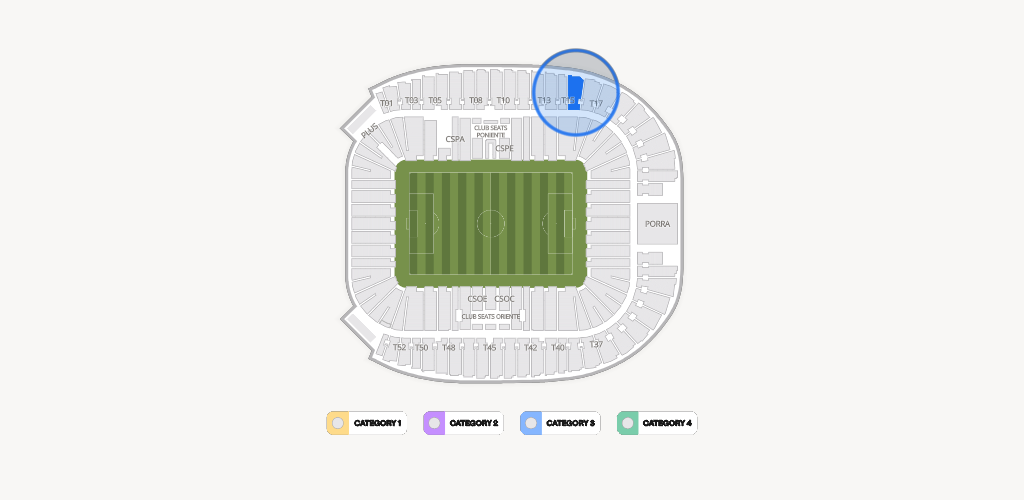 Estadio BBVA Bancomer Seating Chart
