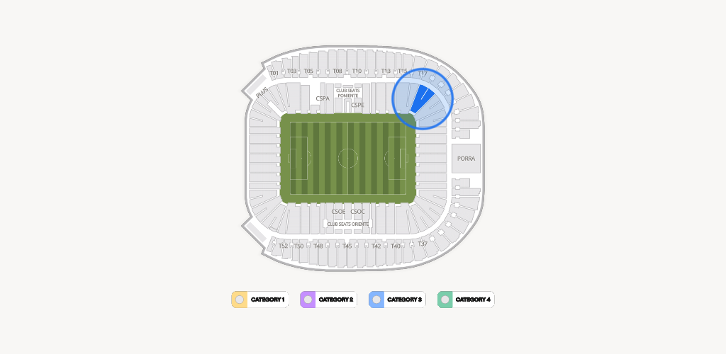 Estadio BBVA Bancomer Seating Chart
