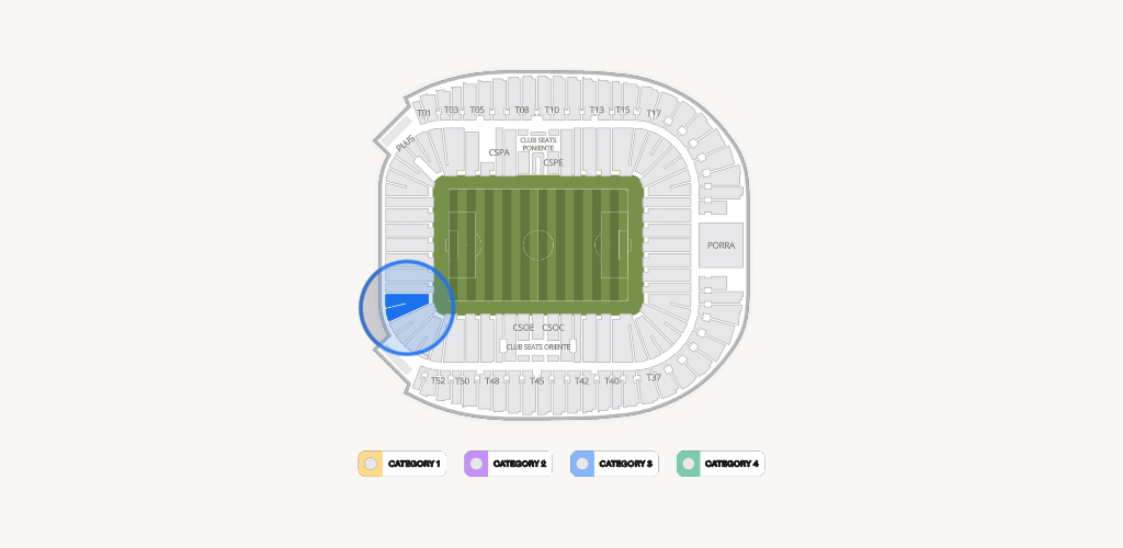 Estadio BBVA Bancomer Seating Chart