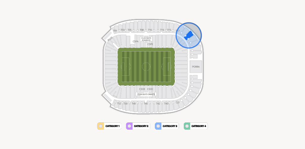 Estadio BBVA Bancomer Seating Chart