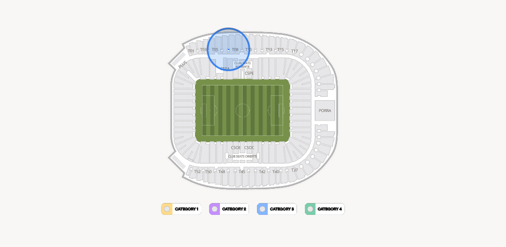 Estadio BBVA Bancomer Seating Chart