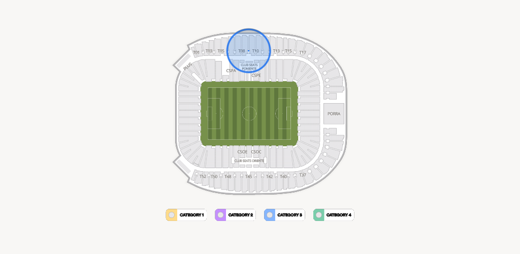 Estadio BBVA Bancomer Seating Chart