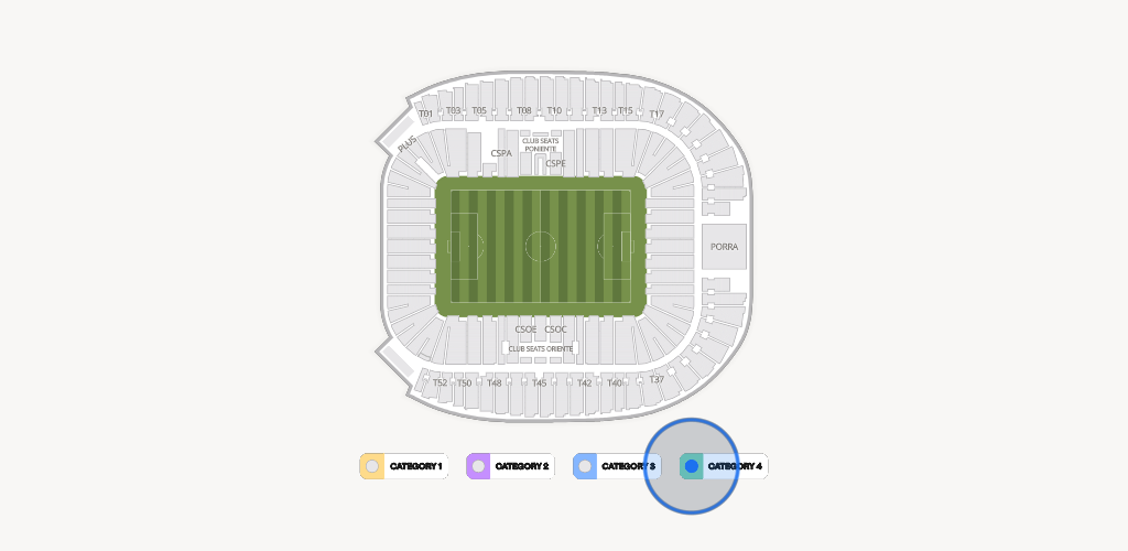 Estadio BBVA Bancomer Seating Chart