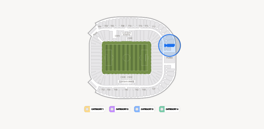Estadio BBVA Bancomer Seating Chart