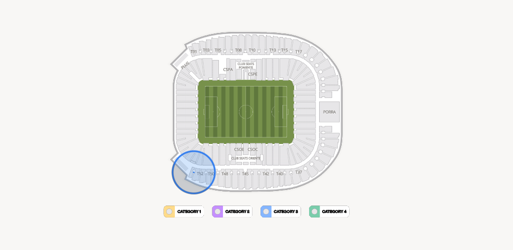 Estadio BBVA Bancomer Seating Chart