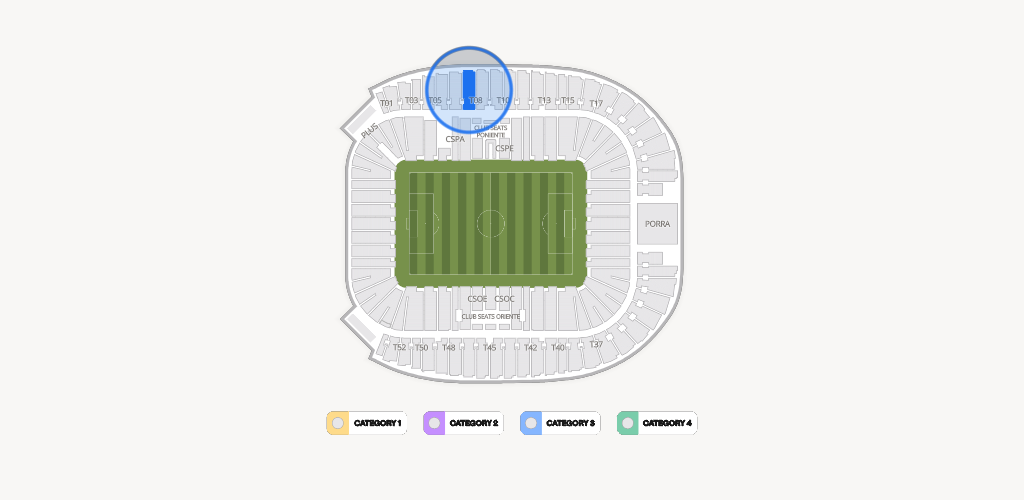 Estadio BBVA Bancomer Seating Chart