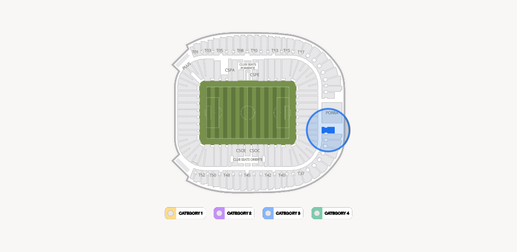 Estadio BBVA Bancomer Seating Chart