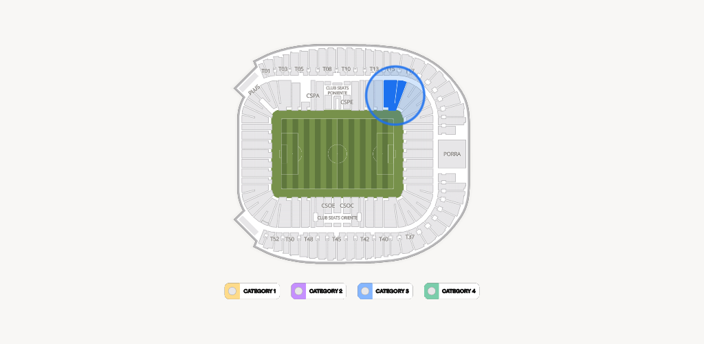 Estadio BBVA Bancomer Seating Chart
