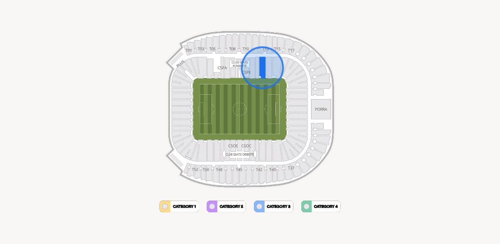Estadio BBVA Bancomer Seating Chart