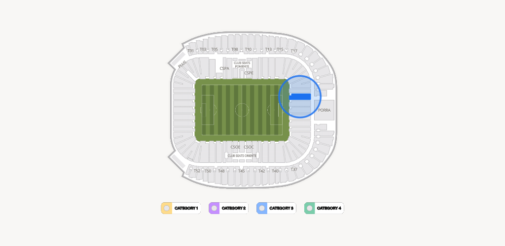 Estadio BBVA Bancomer Seating Chart