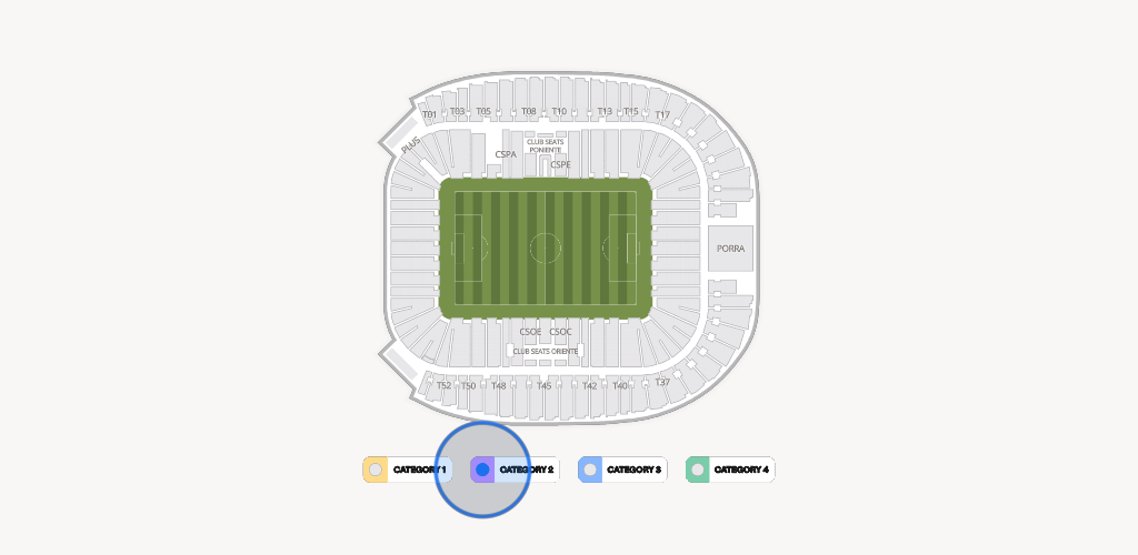 Estadio BBVA Bancomer Seating Chart