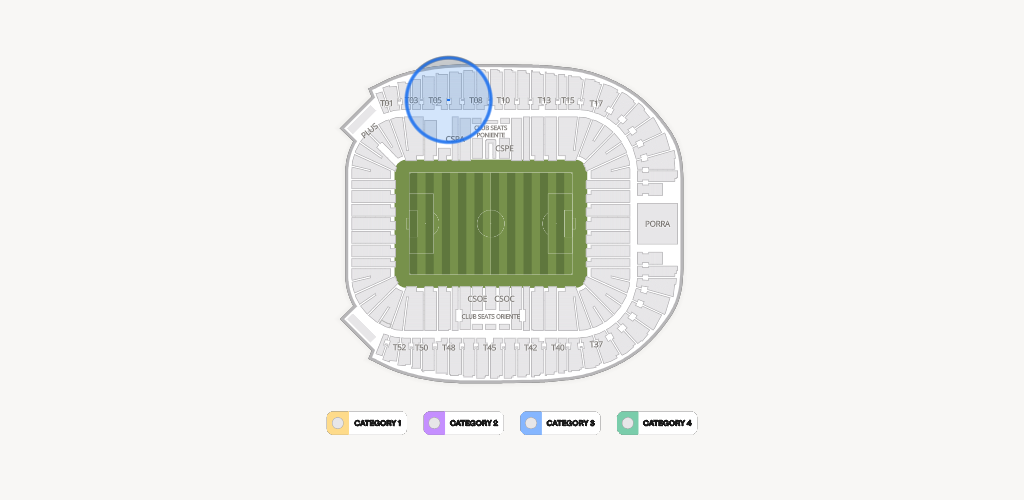 Estadio BBVA Bancomer Seating Chart