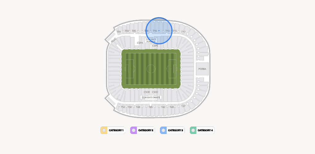 Estadio BBVA Bancomer Seating Chart