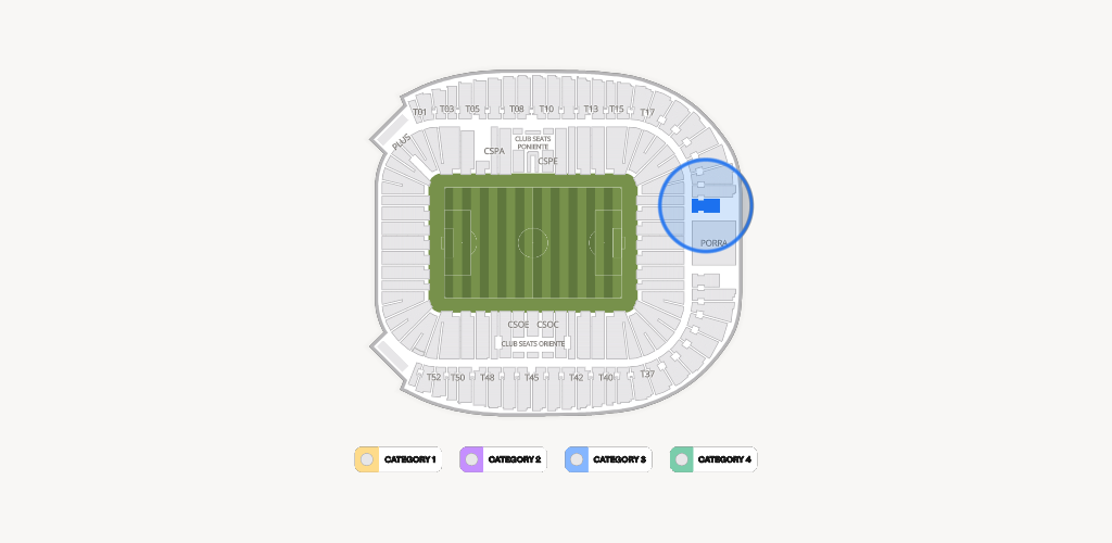 Estadio BBVA Bancomer Seating Chart
