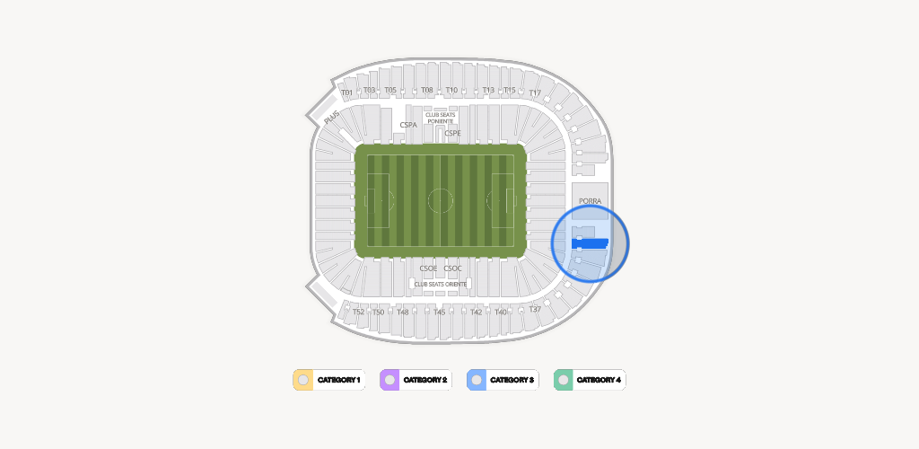 Estadio BBVA Bancomer Seating Chart