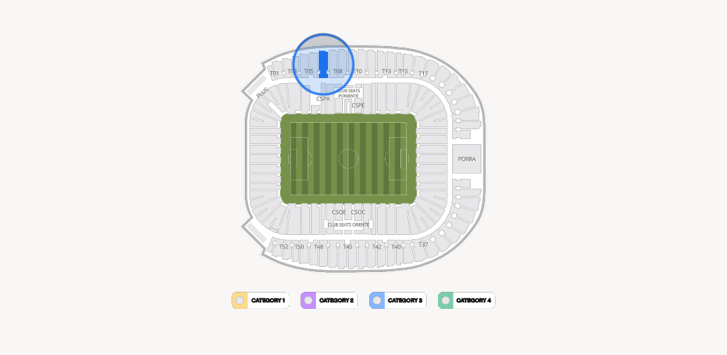 Estadio BBVA Bancomer Seating Chart