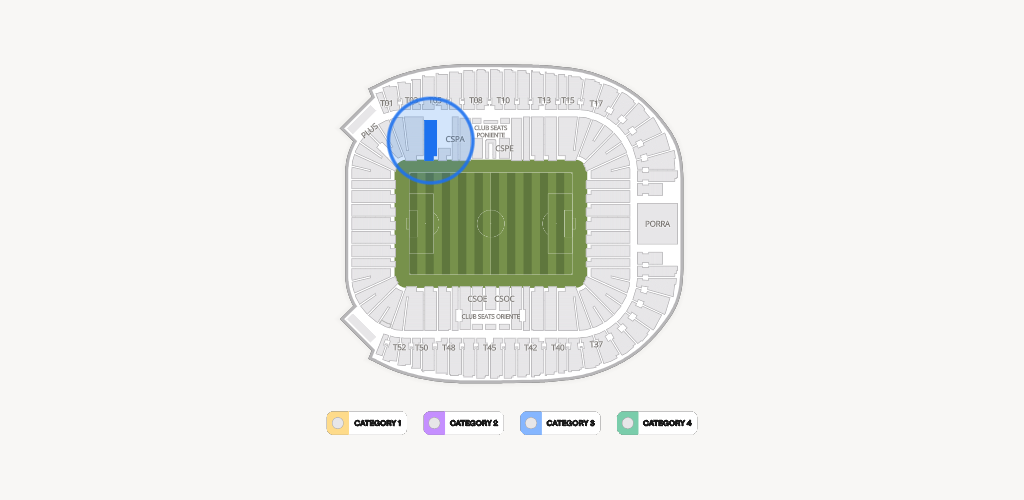 Estadio BBVA Bancomer Seating Chart