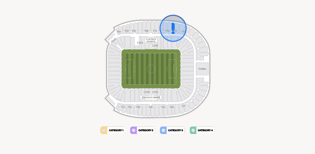Estadio BBVA Bancomer Seating Chart