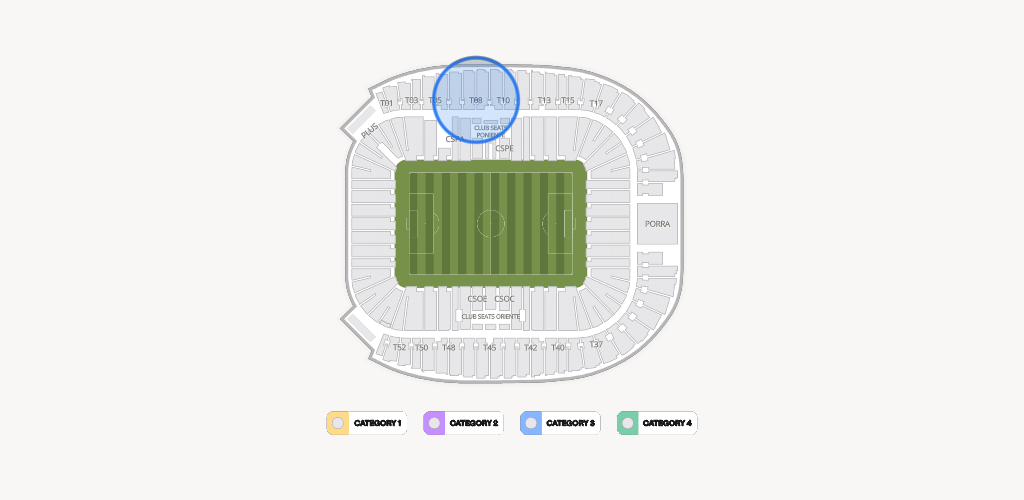 Estadio BBVA Bancomer Seating Chart