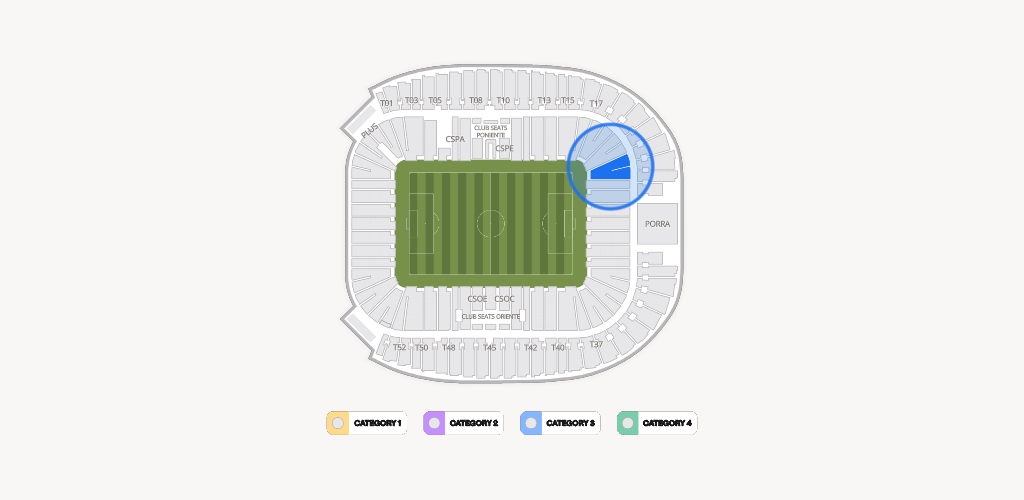 Estadio BBVA Bancomer Seating Chart