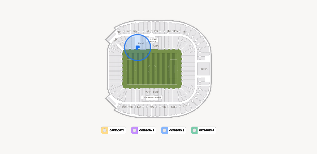 Estadio BBVA Bancomer Seating Chart