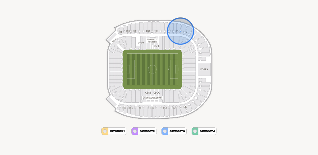 Estadio BBVA Bancomer Seating Chart