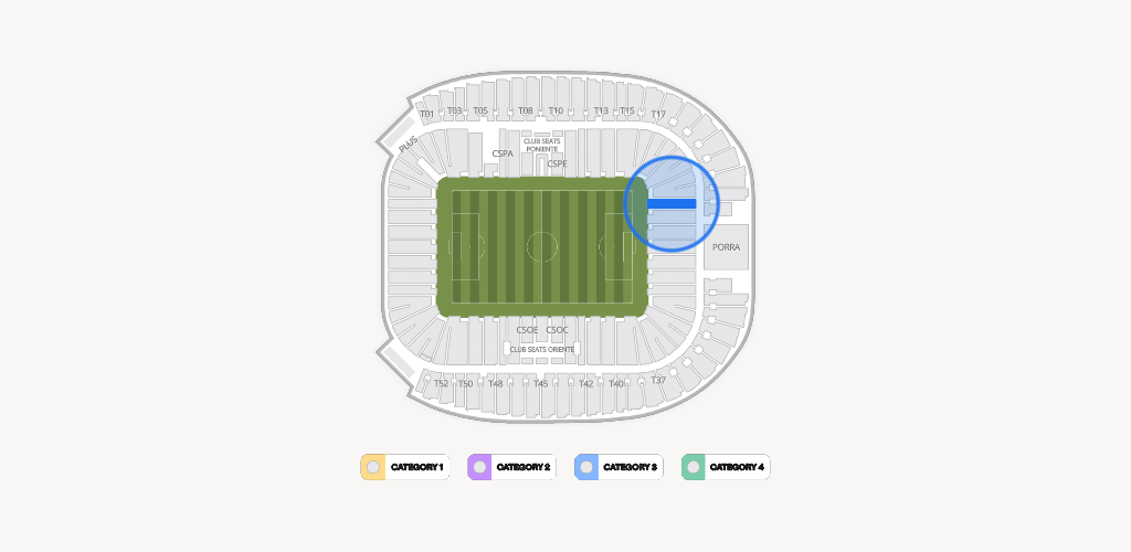 Estadio BBVA Bancomer Seating Chart