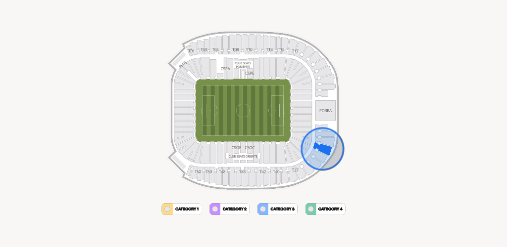Estadio BBVA Bancomer Seating Chart
