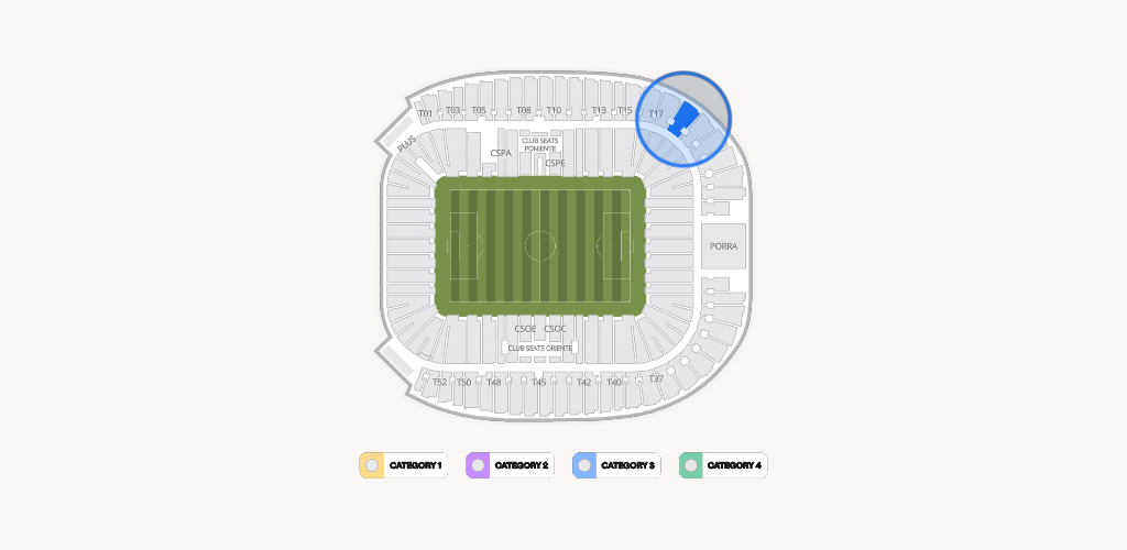 Estadio BBVA Bancomer Seating Chart
