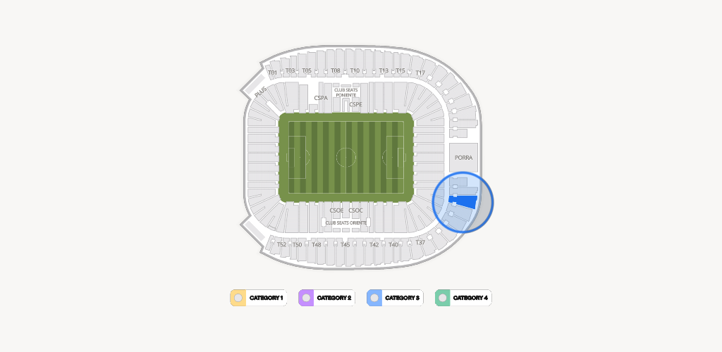 Estadio BBVA Bancomer Seating Chart