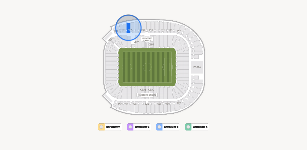 Estadio BBVA Bancomer Seating Chart