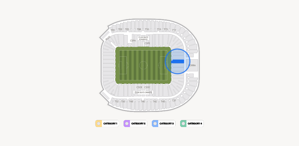Estadio BBVA Bancomer Seating Chart