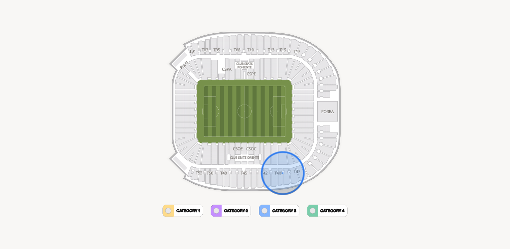 Estadio BBVA Bancomer Seating Chart