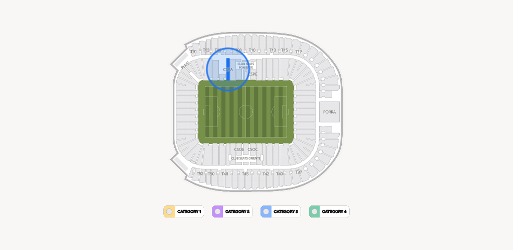 Estadio BBVA Bancomer Seating Chart