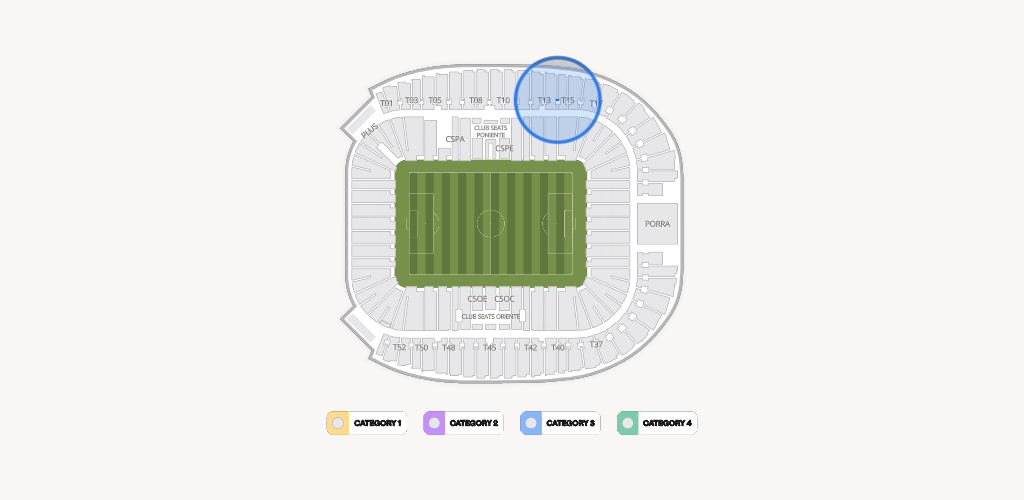 Estadio BBVA Bancomer Seating Chart