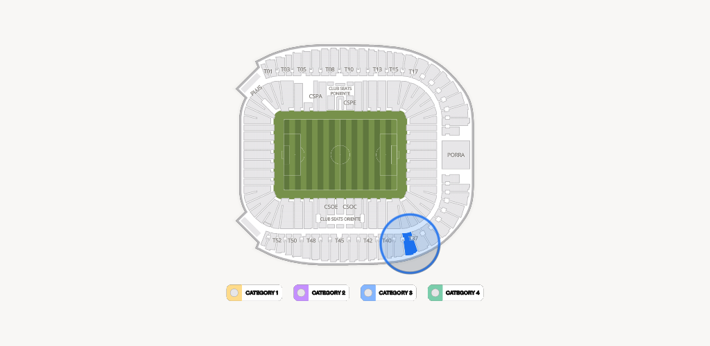 Estadio BBVA Bancomer Seating Chart