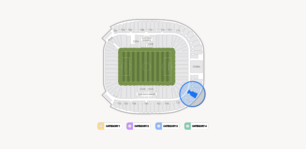 Estadio BBVA Bancomer Seating Chart