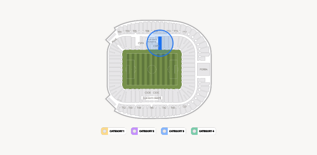 Estadio BBVA Bancomer Seating Chart