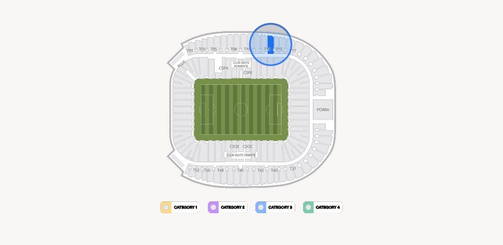 Estadio BBVA Bancomer Seating Chart
