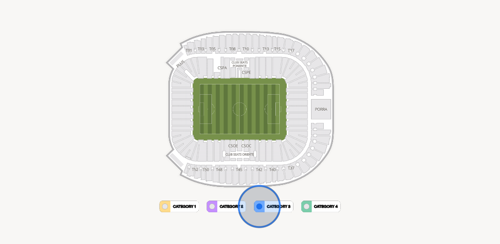 Estadio BBVA Bancomer Seating Chart