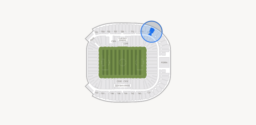 Estadio BBVA Bancomer Seating Chart