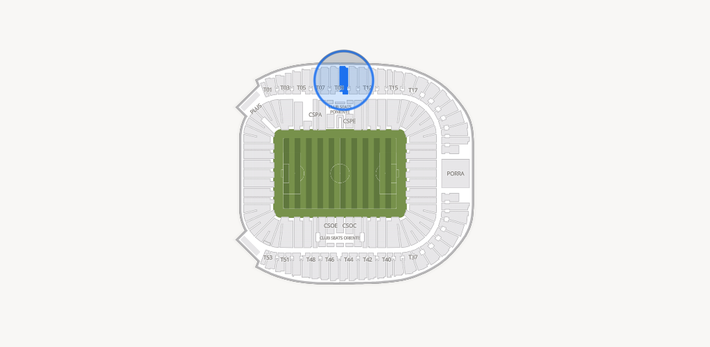 Estadio BBVA Bancomer Seating Chart