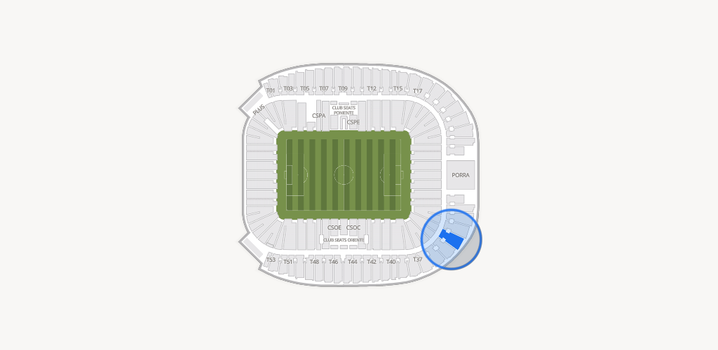 Estadio BBVA Bancomer Seating Chart