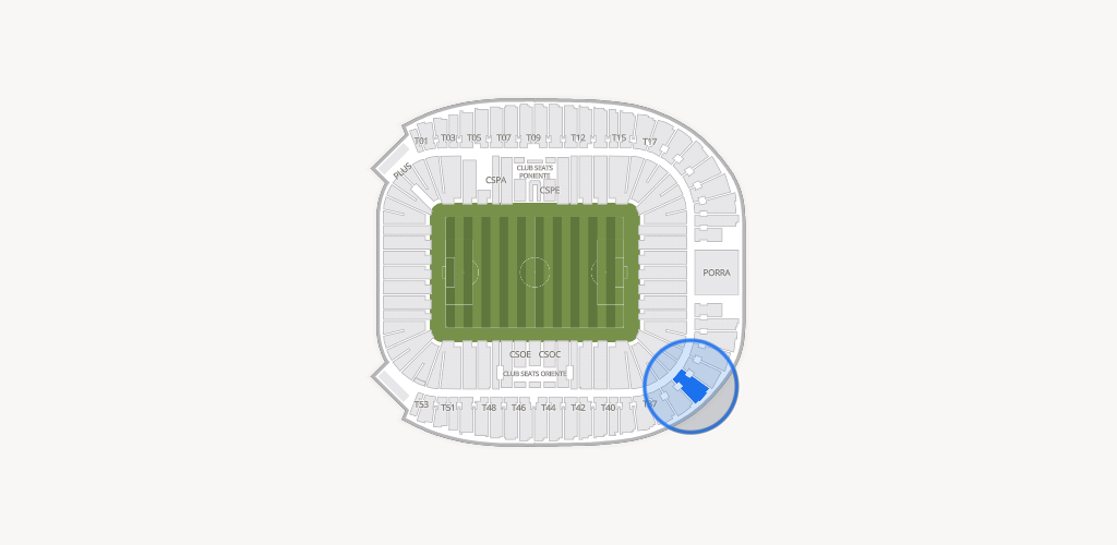 Estadio BBVA Bancomer Seating Chart