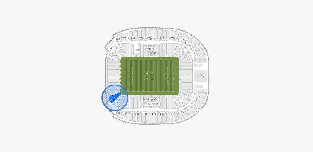 Estadio BBVA Bancomer Seating Chart