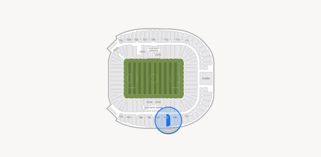 Estadio BBVA Bancomer Seating Chart